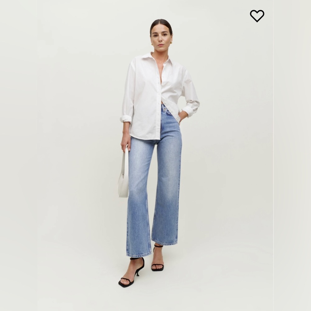 Reformation Wilder High Rise Wide Leg Jeans Size 29